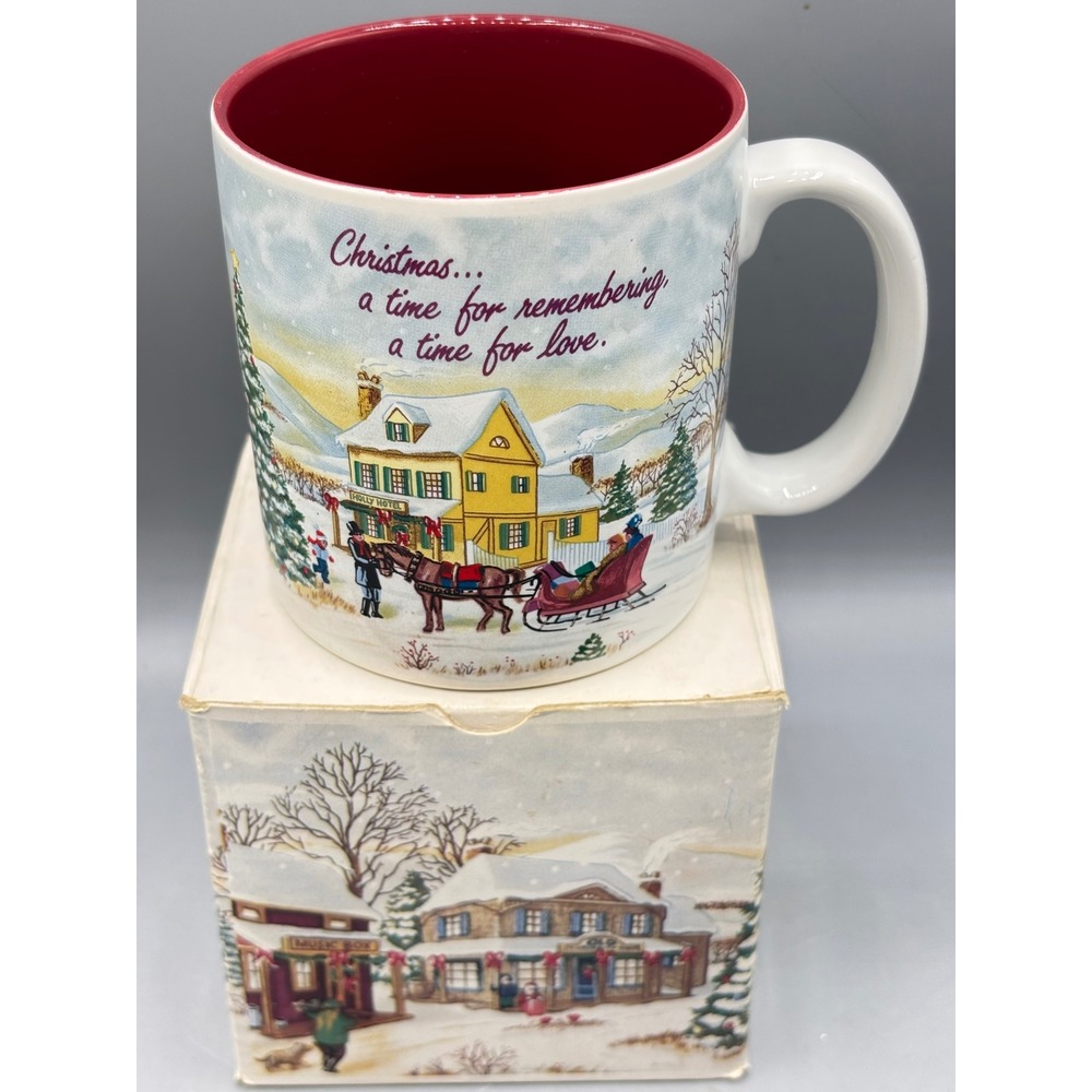 Russ Berrie Christmas‎ Is A Time For Remembering A Time For Love Coffee Mug